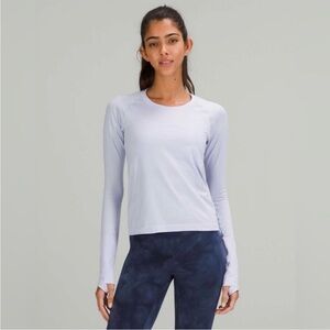 Lululemon Swiftly Tech Long Sleeve Shirt 2.0 *Race Length Pastel Blue